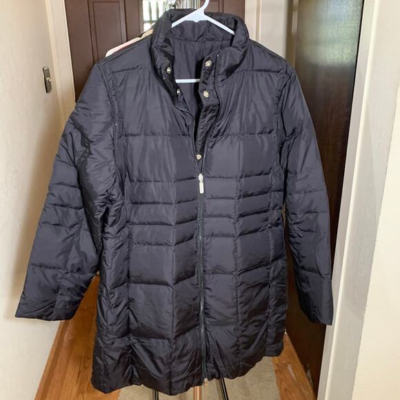 Lands' End Women's Down Puffer Winter Jacket Size L - Picture 12 of 12